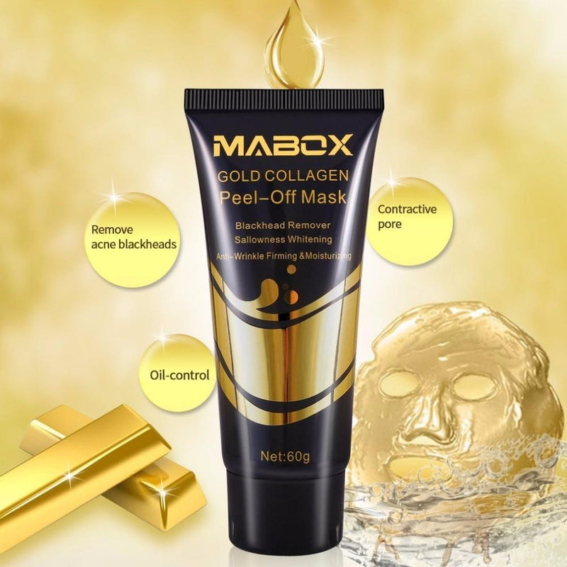 Máscara Facial Colágeno Ouro - Mabox