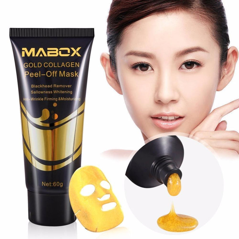 Máscara Facial Colágeno Ouro - Mabox