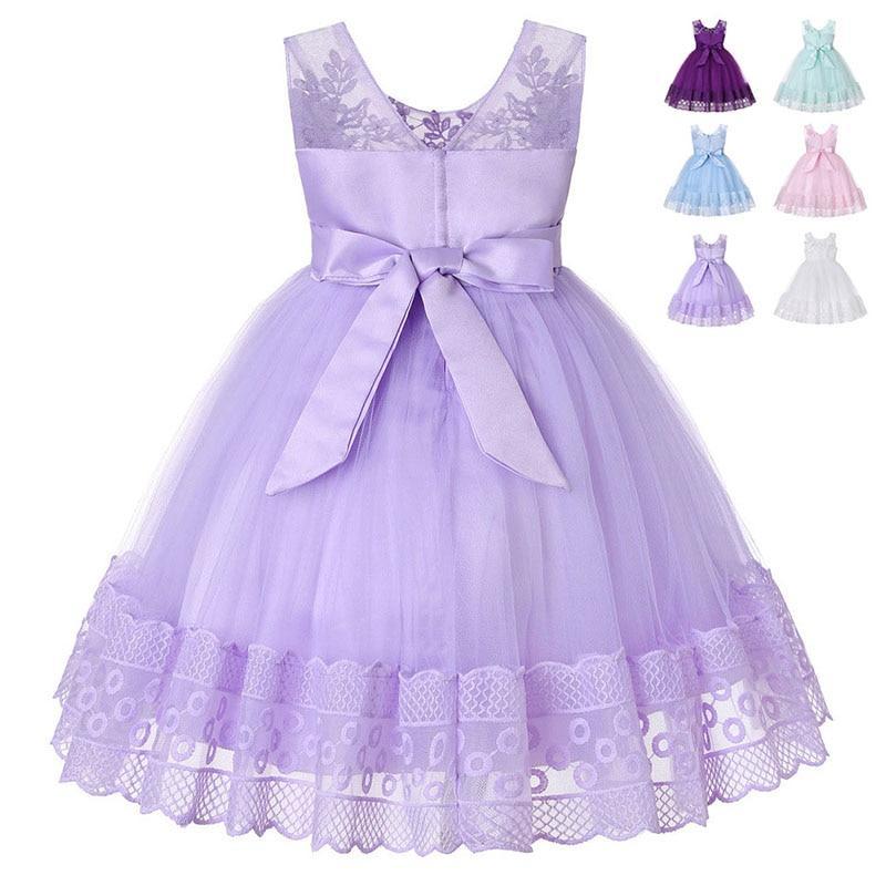 Vestido Festa Renda Infantil - 2 a 4 Anos