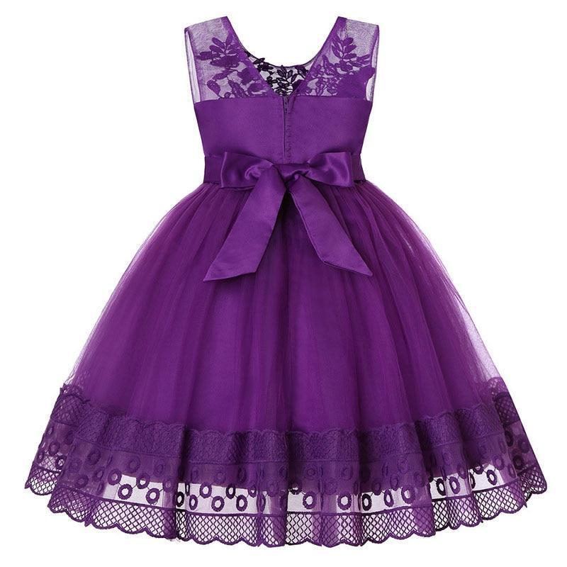 Vestido Festa Renda Infantil - 2 a 4 Anos