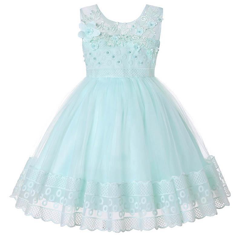 Vestido Festa Renda Infantil - 2 a 4 Anos