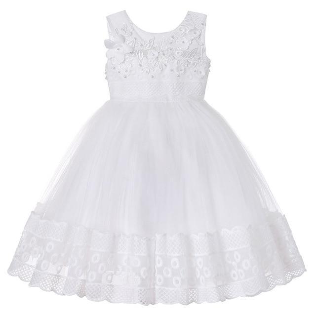 Vestido Festa Renda Infantil - 2 a 4 Anos