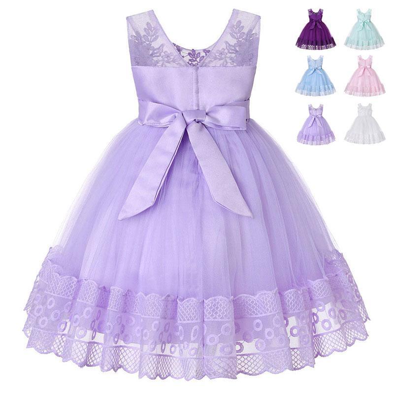 Vestido Festa Renda Infantil - 2 a 4 Anos