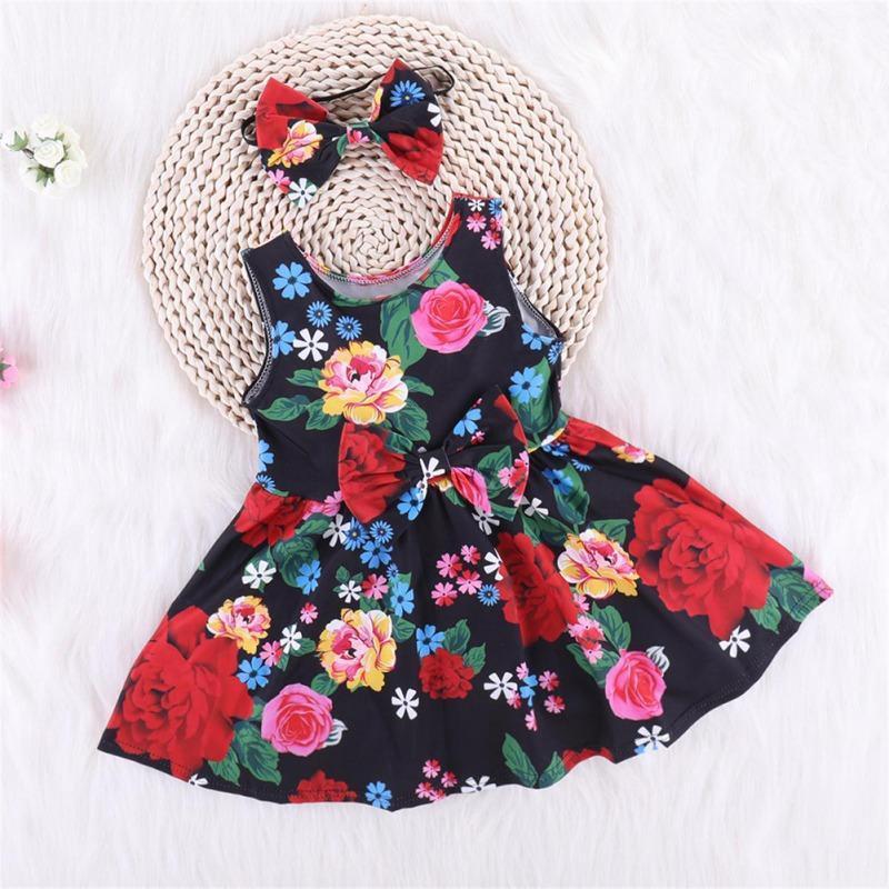 Vestido Flores + Faixa