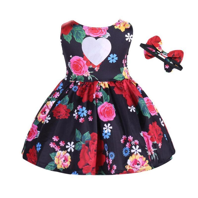 Vestido Flores + Faixa